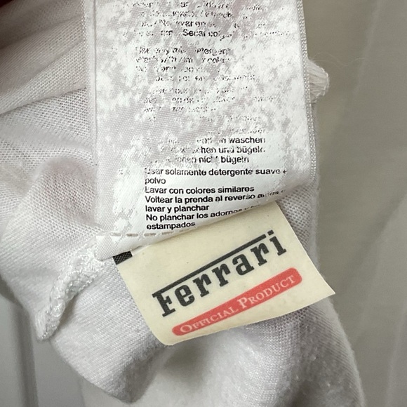 Puma Ferrari Men’s White T-Shirt Campione Del Mondo, Size L (Pre-Owned) - Picture 8 of 14